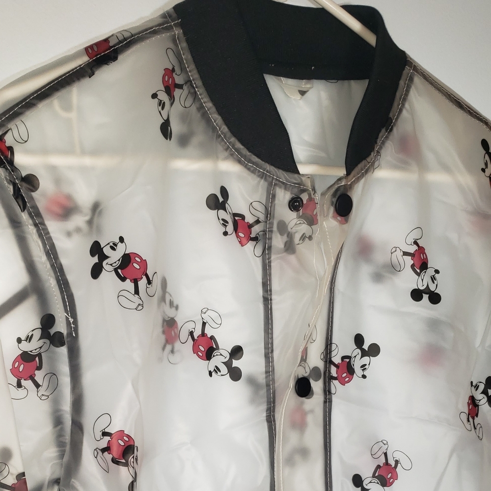 Disney Parks |  Micky Mouse Rain Bomber jacket - Picture 2 of 5